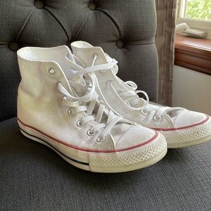Converse high top classic all star white 6 8